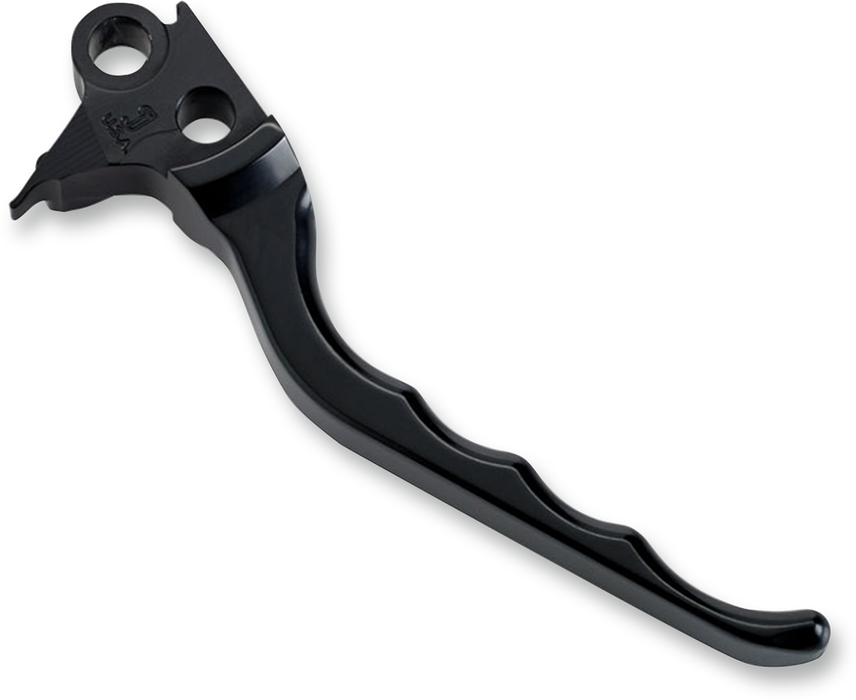 JOKER MACHINE Brake Lever - Grooved - Black - Harley-Davidson 1996-2017 - 03-29BLK - PartsOutlet.com.au