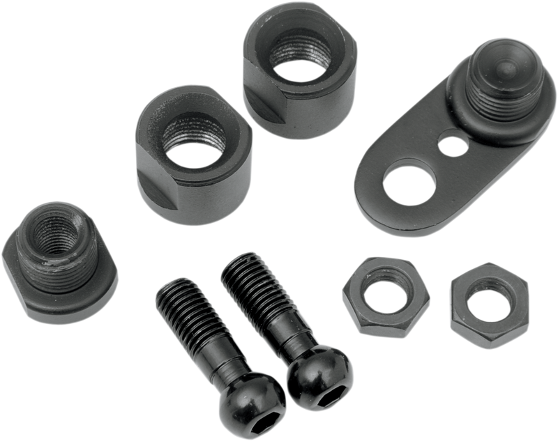 DRAG SPECIALTIES Turn Signal Swivel Kit - Harley-Davidson 2000-2023 - Black 20-0383B - PartsOutlet.com.au