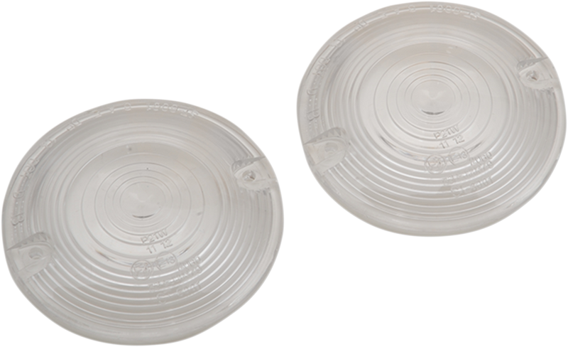 DRAG SPECIALTIES DOT Turn Signal Lens - FLHT - Clear - Harley-Davidson 1999-2022 - 12-0203-CL2D - PartsOutlet.com.au