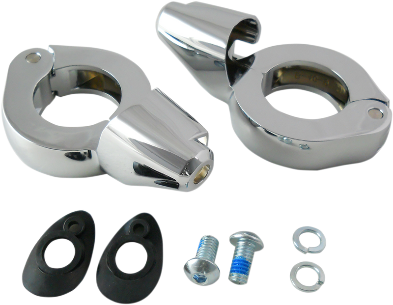 DRAG SPECIALTIES Turn Signal Mount - 39mm - Chrome 77853C - PartsOutlet.com.au