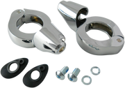 DRAG SPECIALTIES Turn Signal Mount - 41mm - Chrome 77854C - PartsOutlet.com.au