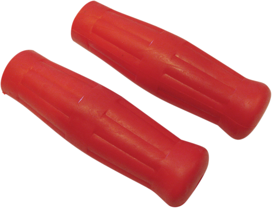 JOKER MACHINE Grips - Radial - Rubber - Red - Harley-Davidson 1980-2020 - 03-61R - PartsOutlet.com.au