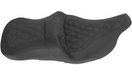 SADDLEMEN Heated Lattice Stitched Road Sofa Seat -Street Glide/Road King '97-'07- 897-06-182HCT - PartsOutlet.com.au