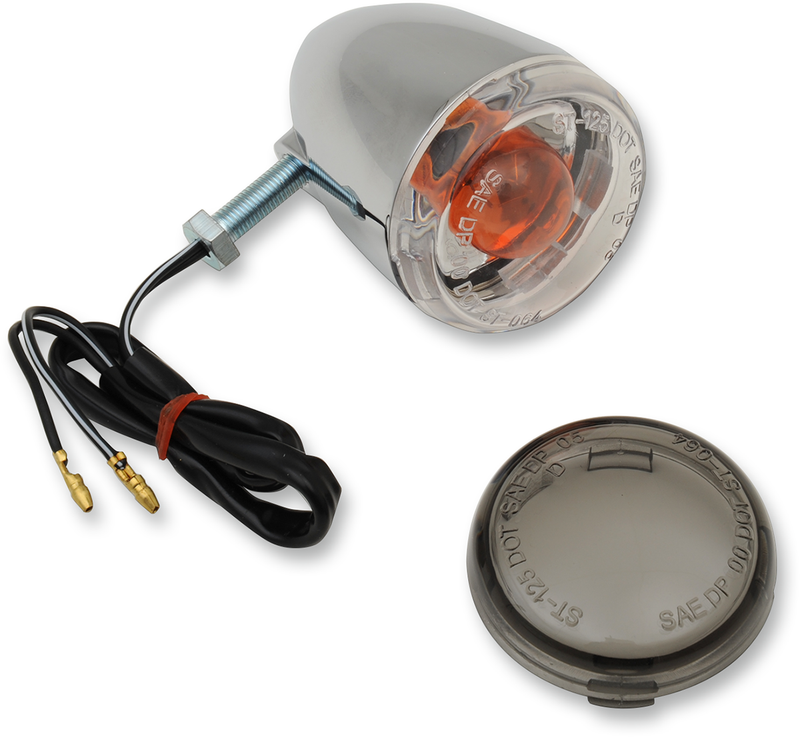 DRAG SPECIALTIES Rear Turn Signal 1156 - Chrome 12-0232RC/M - PartsOutlet.com.au