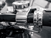 JOKER MACHINE Throttle Housing - Single Cable - Chrome 03-147 - PartsOutlet.com.au
