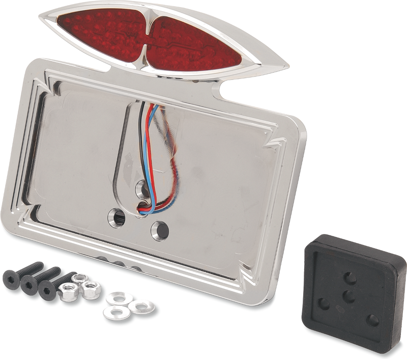 DRAG SPECIALTIES Taillight/License Plate Mount - Cateye 76388 - PartsOutlet.com.au