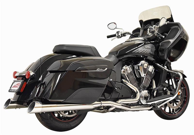 BASSANI XHAUST True Dual Exhaust System - Indian Challenger 2020-2021 - Chrome 8H16S - PartsOutlet.com.au