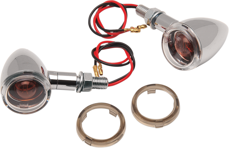 DRAG SPECIALTIES Mini-Deuce Marker Light Kit - 1-3/8" Clear/Smoke - 20-6390C/M1