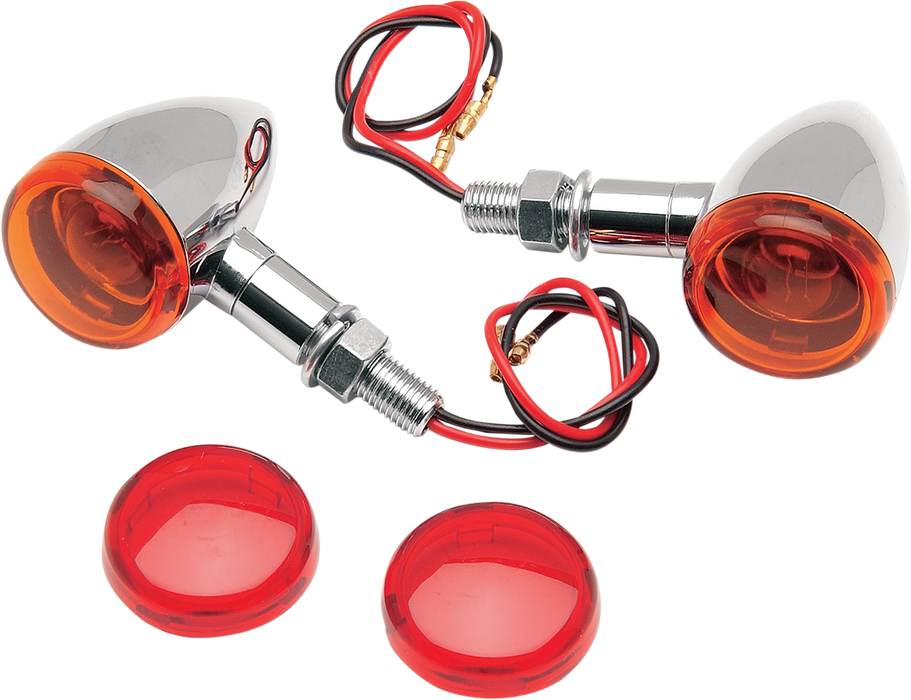 DRAG SPECIALTIES Mini-Deuce Marker Light Kit - 2-3/8" Amber/Red 20-6390A/R1