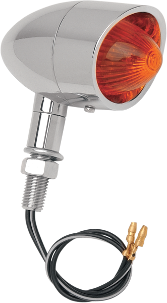 DRAG SPECIALTIES Mini Retro-Style Marker Light - 3-1/4" Amber/Red - 20-6053SBA/R1