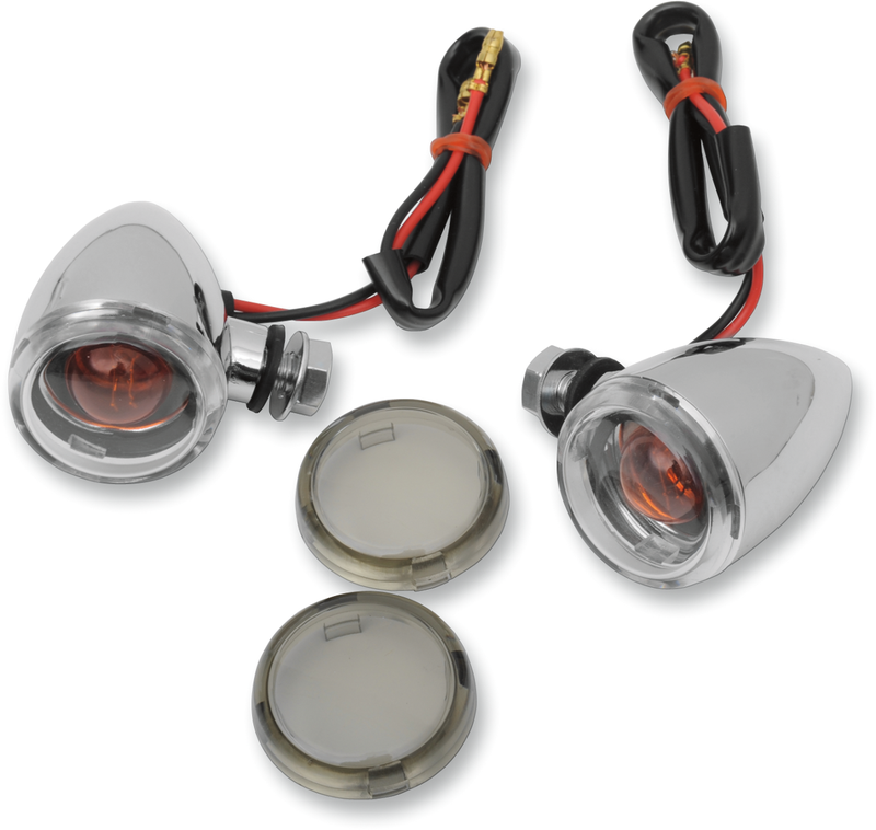 DRAG SPECIALTIES Mini-Duece Marker Light Kit - 2-3/8" Clear/Smoke - 20-6390C/MH