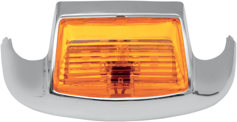 DRAG SPECIALTIES Fender Tip Light - Harley-Davidson 2000-2017 - Amber F51-0643 - PartsOutlet.com.au