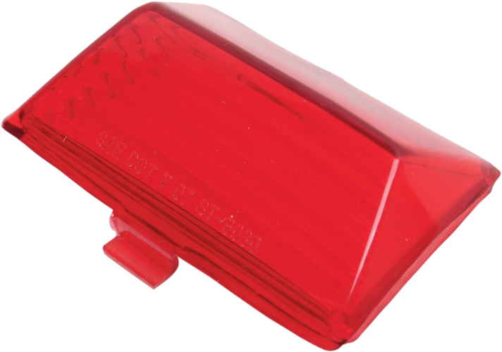 DRAG SPECIALTIES LENS TIP RED R '99-'17 FLT F51-0642LR - PartsOutlet.com.au
