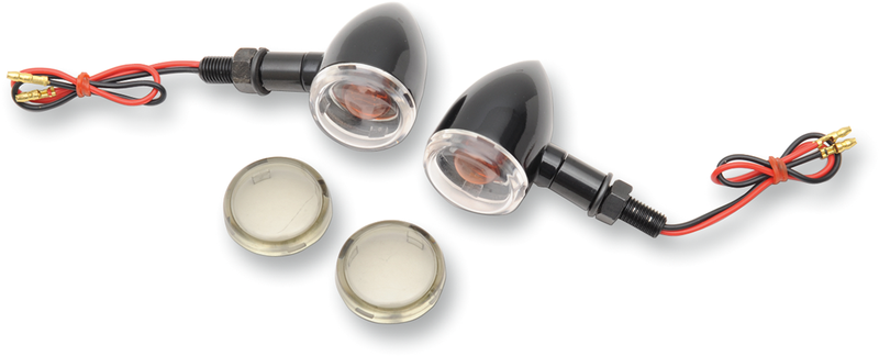 DRAG SPECIALTIES Mini-Duece Marker Light Kit - 2-3/8" Clear/Smoke - 20-6390BC/MI