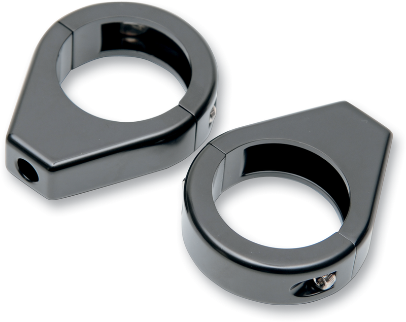 DRAG SPECIALTIES Turn Signal - Clamp - 41mm - Black 12-6049GB-41 - PartsOutlet.com.au