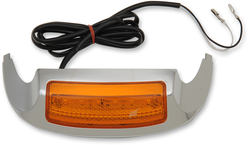 DRAG SPECIALTIES Front Fender Tip Light - '14-'21 FLT - Amber F51-0646AE - PartsOutlet.com.au