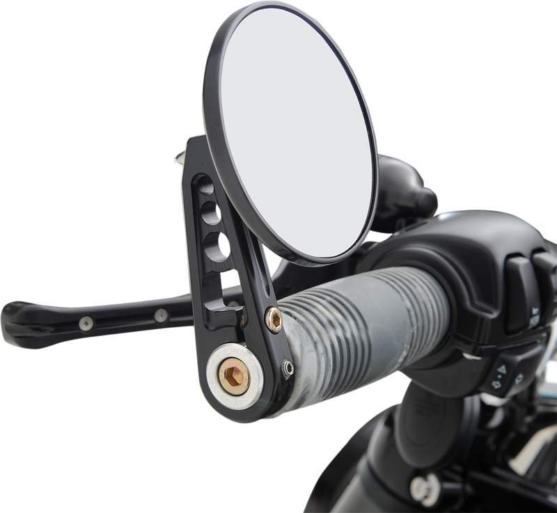 JOKER MACHINE Bar-End Mirror - Black 09-313-DB - PartsOutlet.com.au