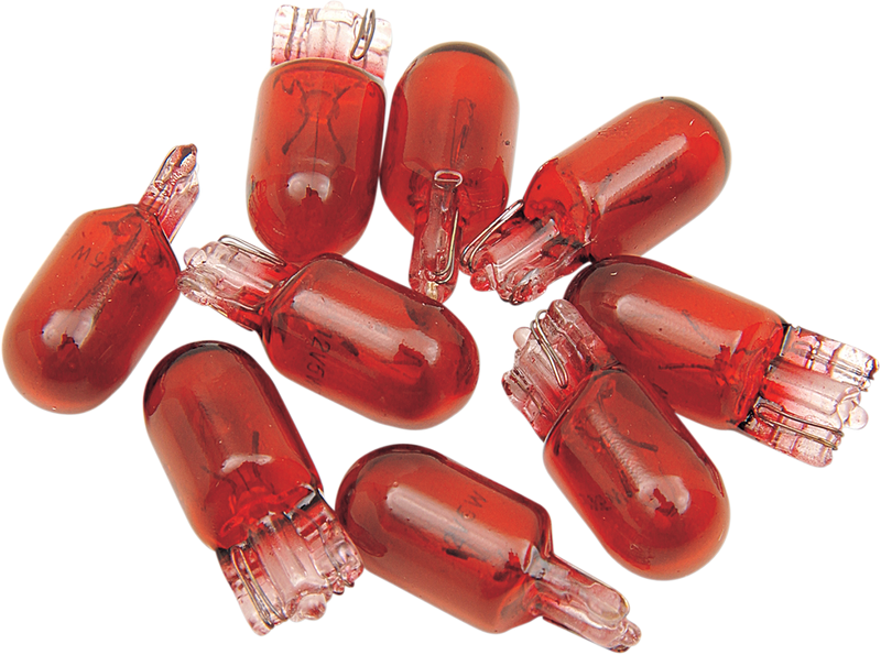 DRAG SPECIALTIES Red Marker Light Bulbs AD-0913R - PartsOutlet.com.au