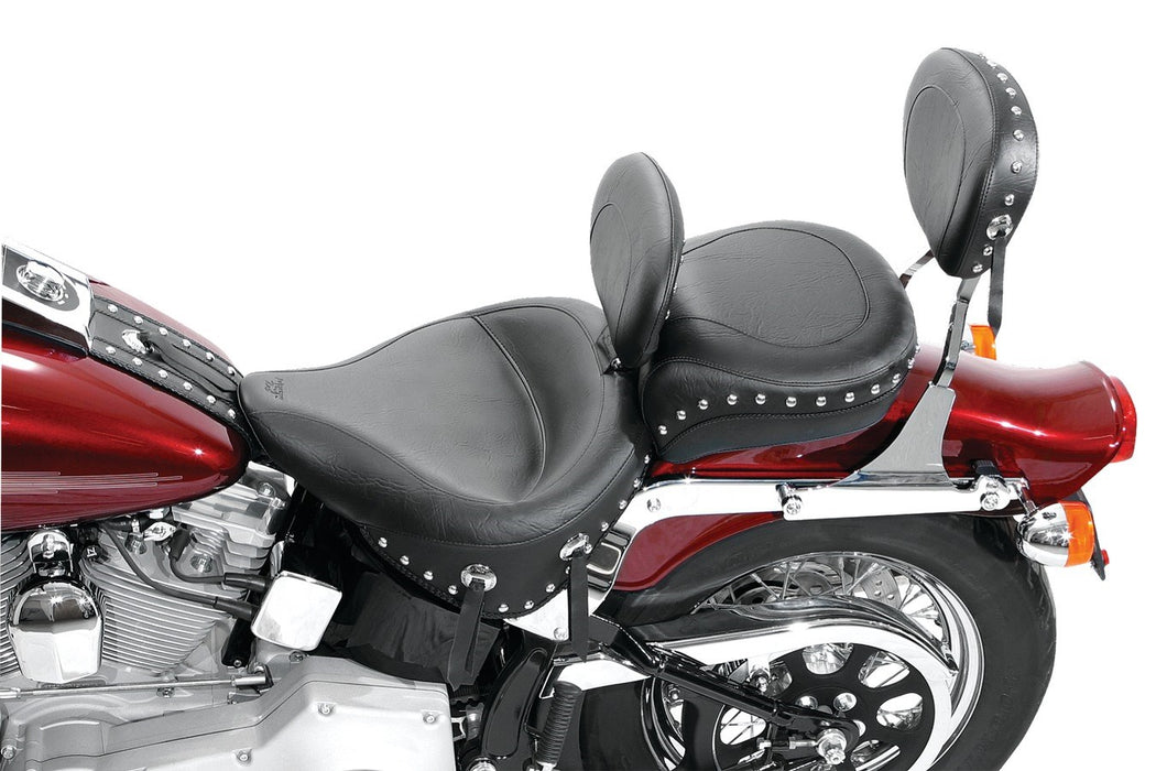 MUSTANG Wide Studded Seat - Driver's Backrest - Harley-Davidson 1984-1999 - Softail 79104