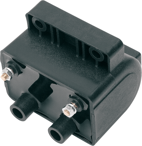 DRAG SPECIALTIES Dual-Fire Ignition Coil - Harley Davidson 1970-2006 - Black 10-2028 - PartsOutlet.com.au