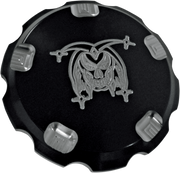 JOKER MACHINE Joker Gas Cap - Black - Harley-Davidson 1993-2023 - 10-441B - PartsOutlet.com.au