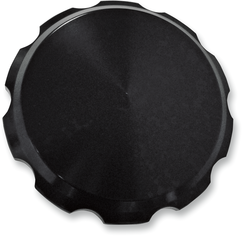 JOKER MACHINE Smooth Gas Cap - Black - Harley-Davidson 1993-2023 - 10-442B - PartsOutlet.com.au