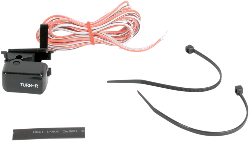 DRAG SPECIALTIES Switch Kit - Right-Side - Turn Signal - Harley-Davidson 1996-2013 - Black H18-0333B-R - PartsOutlet.com.au