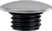 JOKER MACHINE Knurled Gas Cap - Chrome - Harley-Davidson 1993-2023 - 10-444C - PartsOutlet.com.au