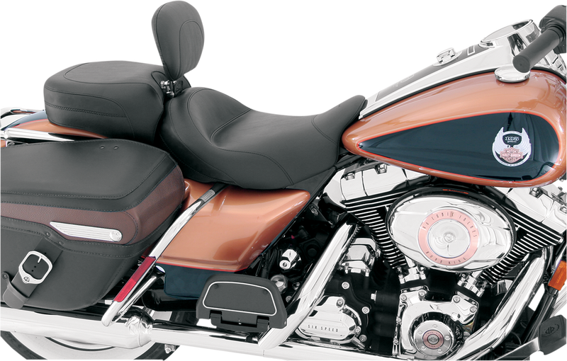 MUSTANG Vintage Solo Seat - Driver's Backrest - Harley-Davidson FL 2008+ 79600 - PartsOutlet.com.au