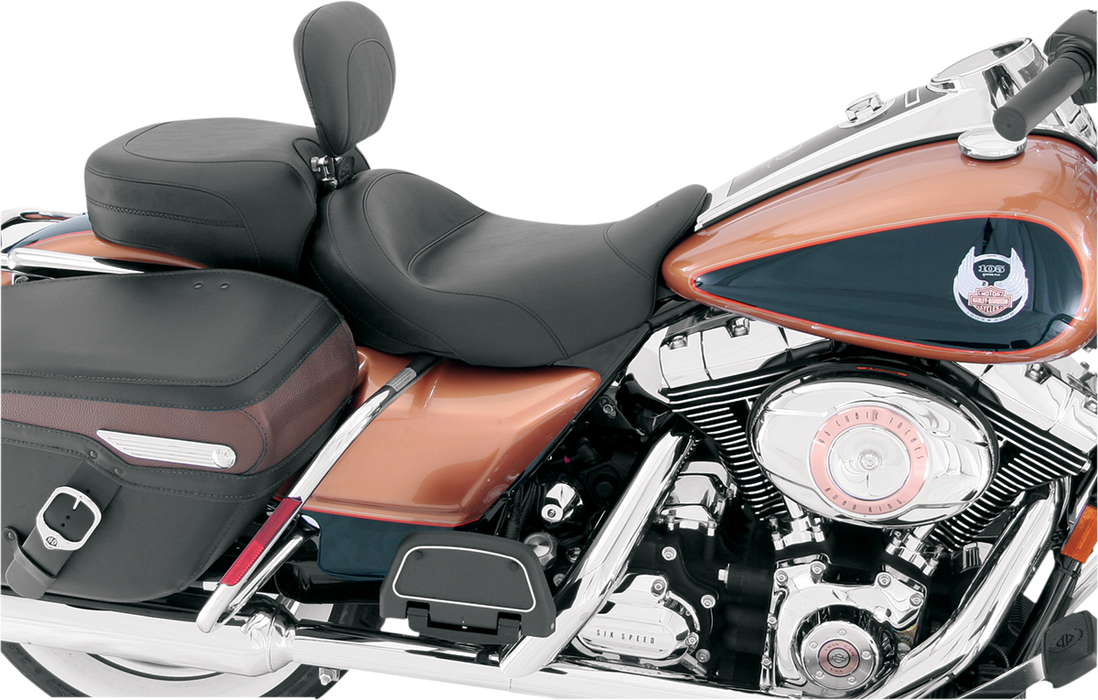 MUSTANG Vintage Solo Seat - Driver's Backrest - Harley-Davidson FL 2008+ 79600 - PartsOutlet.com.au