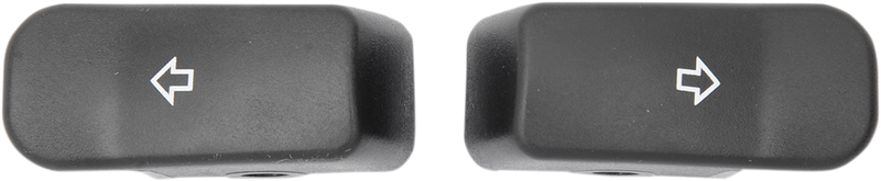 DRAG SPECIALTIES Turn Signal Switch Extension Caps - '11-'22 - Black 77447 - PartsOutlet.com.au