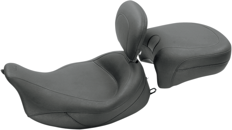 MUSTANG Wide Super Solo Seat - Drivers Backrest - Harley-Davidson FL 2008-2021 - 79446 - PartsOutlet.com.au