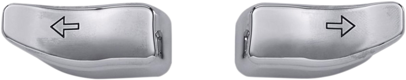DRAG SPECIALTIES Turn Signal Switch Extension Caps - '14-'23 - Chrome 77679C - PartsOutlet.com.au