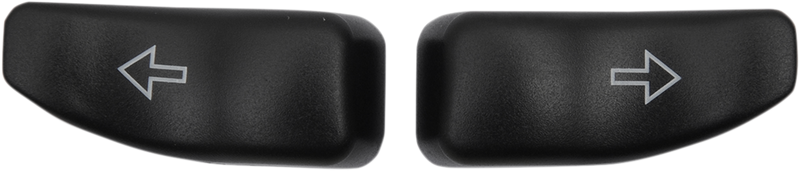 DRAG SPECIALTIES Turn Signal Switch Extension Caps - '14-'23 - Black 77679 - PartsOutlet.com.au