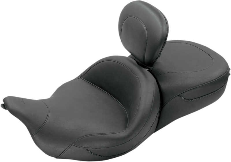 MUSTANG Super Touring Vintage Seat - Driver Backrest - Harley-Davidson FL 08+ 79556 - PartsOutlet.com.au
