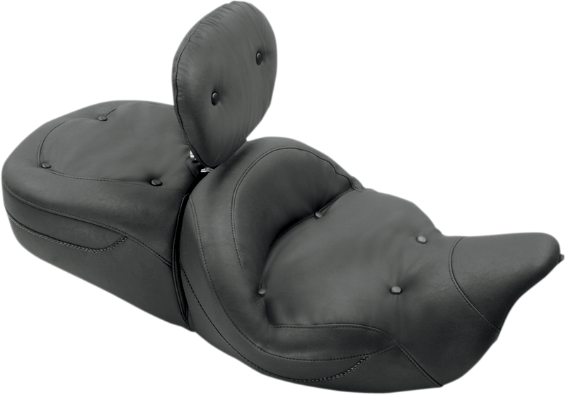 MUSTANG Super Touring Regal Seat - Driver Backrest - Harley-Davidson FL 2008+ 79558 - PartsOutlet.com.au