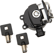 DRAG SPECIALTIES Ignition Switch - Skull - Harley-Davidson 2011-2024 - Black E21-0214GBSKD - PartsOutlet.com.au