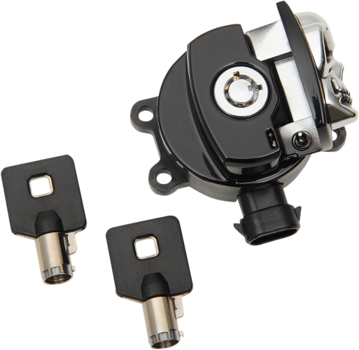 DRAG SPECIALTIES Ignition Switch - Skull - Harley-Davidson 2011-2024 - Black E21-0214GBSKD - PartsOutlet.com.au
