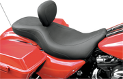 MUSTANG Wide Tripper Seat - Driver Backrest - Harley-Davidson FL 2008+ 79603 - PartsOutlet.com.au
