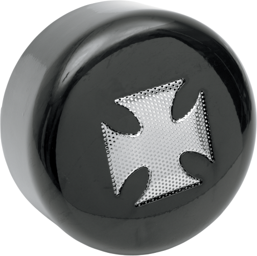 DRAG SPECIALTIES Horn Cover - Cross - '86-'24 - Black 76705M - PartsOutlet.com.au