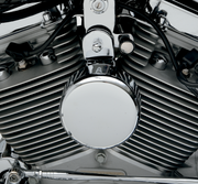 DRAG SPECIALTIES Round Horn Cover - Harley-Davidson 1986-2024 - Chrome 76636 - PartsOutlet.com.au