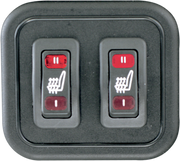 MUSTANG Heated Touring Seat - Plain - Harley-Davidson FL 2008-2021 - 79646 - PartsOutlet.com.au