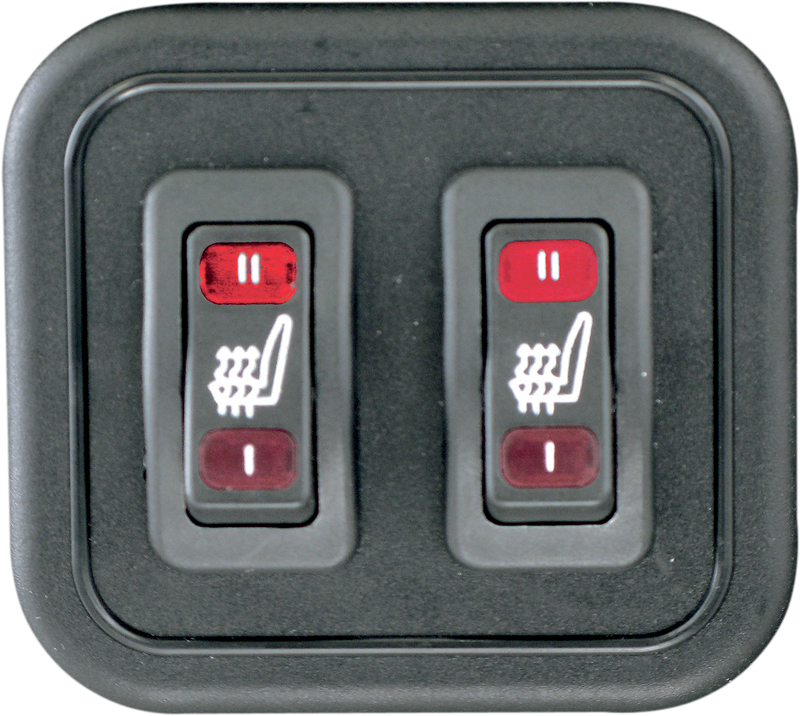 MUSTANG Heated Touring Seat - Plain - Harley-Davidson FL 2008-2021 - 79646 - PartsOutlet.com.au