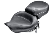 MUSTANG Wide Studded Seat - Harley-Davidson 1996-2003 - FXD Dyna 75530 - PartsOutlet.com.au