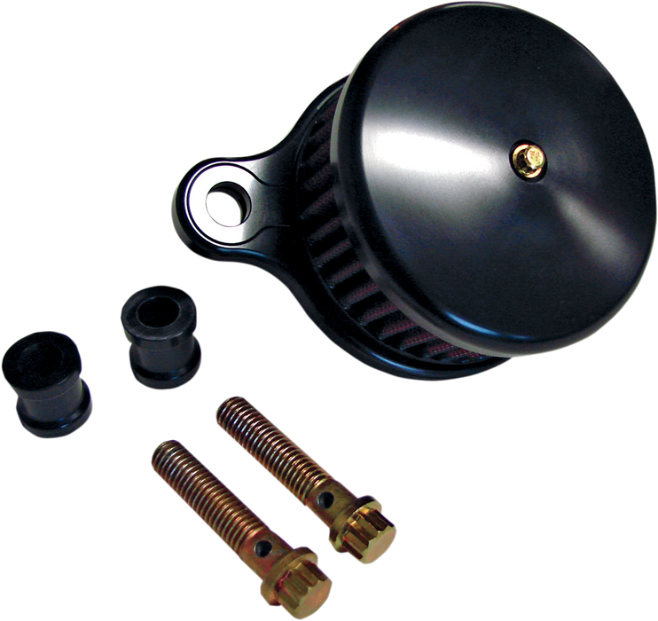 JOKER MACHINE Air Cleaner - Black - Big Twin/Twin Cam - Harley-Davidson 1999-2017 - 02-140B - PartsOutlet.com.au