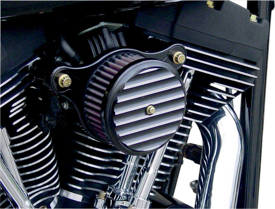 JOKER MACHINE Fin Air Cleaner - Black - '91-'06 XL 10-203B - PartsOutlet.com.au