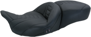 MUSTANG Heated Deluxe Touring Seat - Harley-Davidson FL 2008+ 79007 - PartsOutlet.com.au