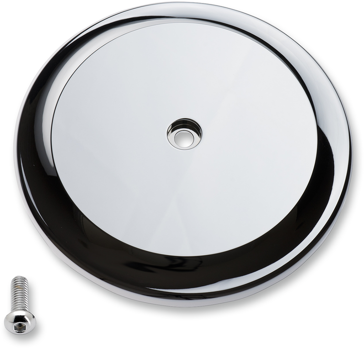 JOKER MACHINE Smooth Air Cleaner Cover - Chrome - Harley-Davidson 1999-2017 - 02-222-3