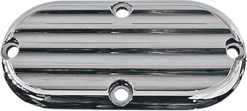 JOKER MACHINE Inspection Cover - Chrome - Finned - Harley-Davidson 1999-2006 - 06-95FN - PartsOutlet.com.au