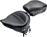 MUSTANG Wide Studded Solo Seat - Harley-Davidson Softail 1984-1999 - 75506 - PartsOutlet.com.au